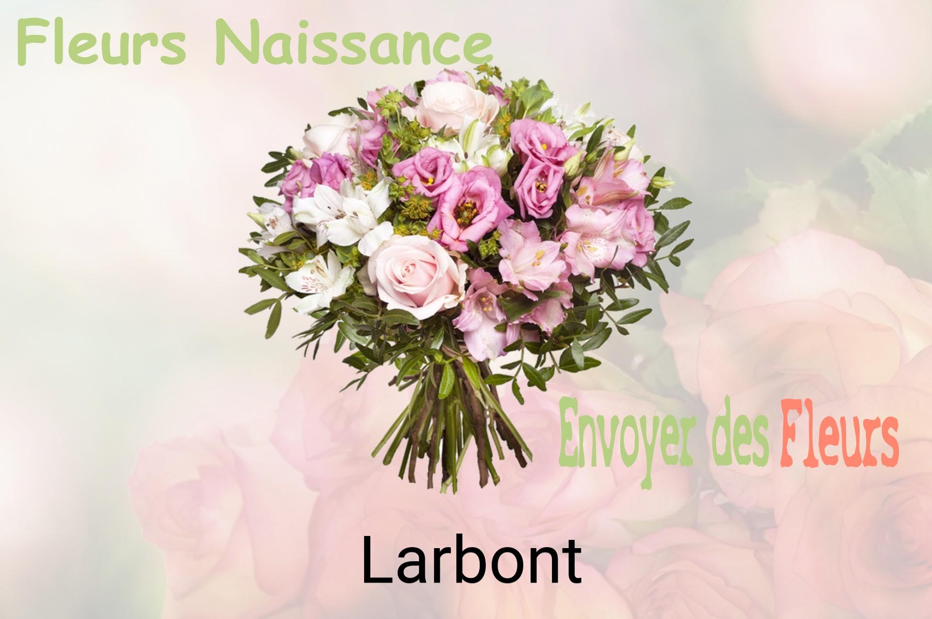 Bouquet de fleurs de naissance livré à Larbont